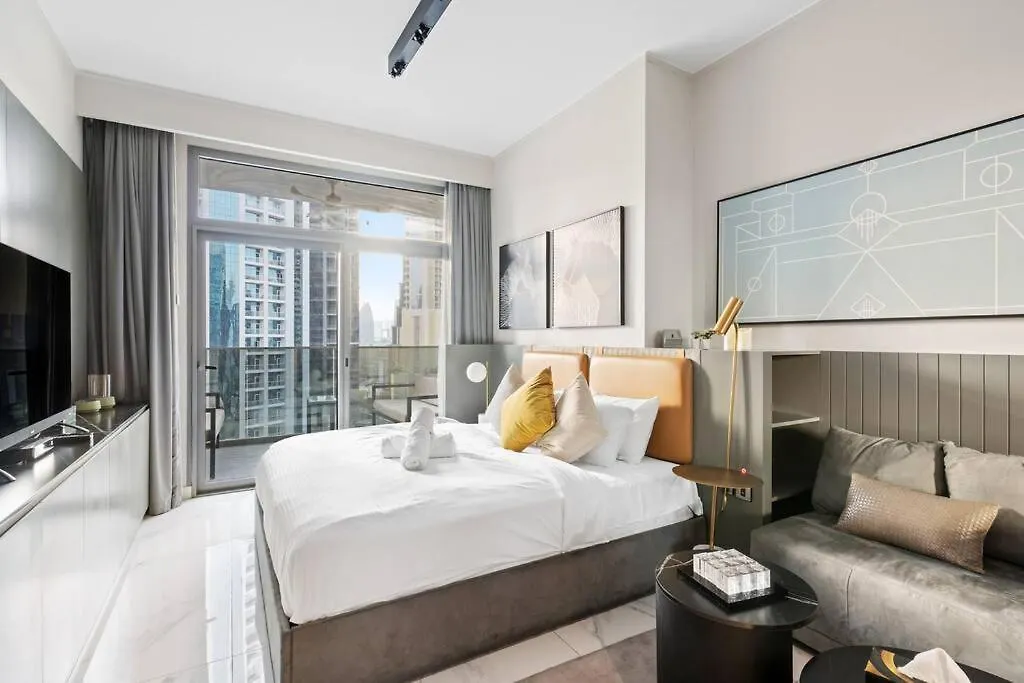 Apartment First Class Studio Stylish Haven Dubai